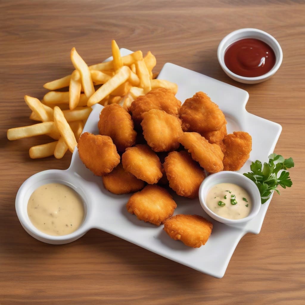 Chicken Nuggets (7pcs.+fries)