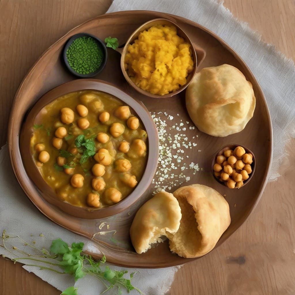 Sat- Sunday Sol Halwa chana Poori
