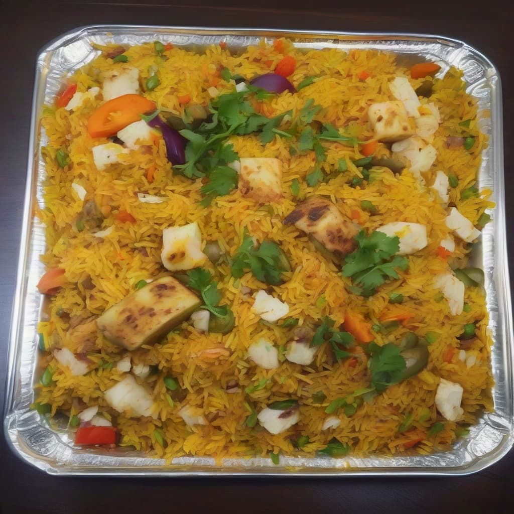 Medium Tray Veg Biryani